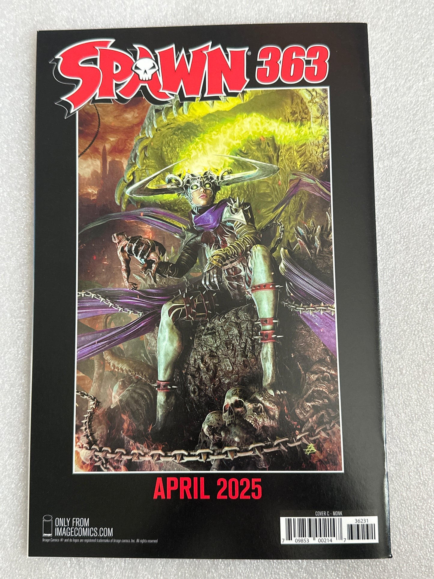 Spawn #362 Monk Variant Image Comics 2025