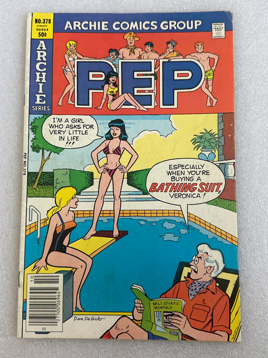 PEP #378 Bathing Suit issue Archie Comics 1981