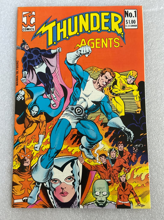 THUNDER Agents #1 JC Productions 1983