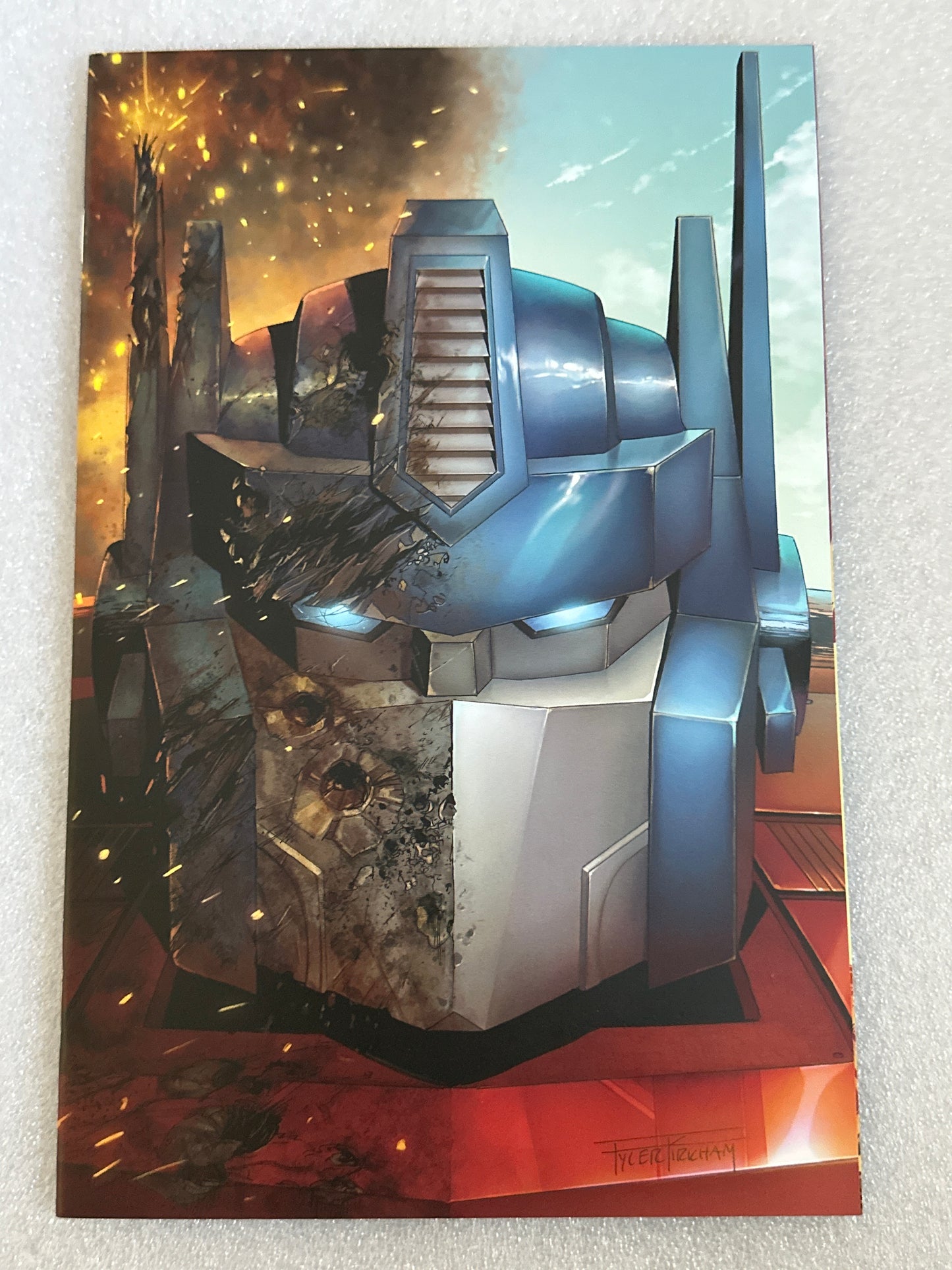 Transformers #1 10th Print Kirkham Variant Image 2024