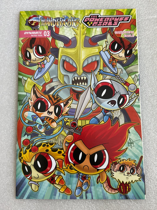 ThunderCats Powerpuff Girls #3 Cover K Dynamite 2025