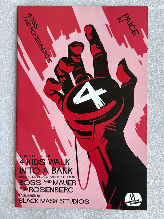 4 Kids Walk Into A Bank #1 Samurai Comics Variant Black Mask 2016