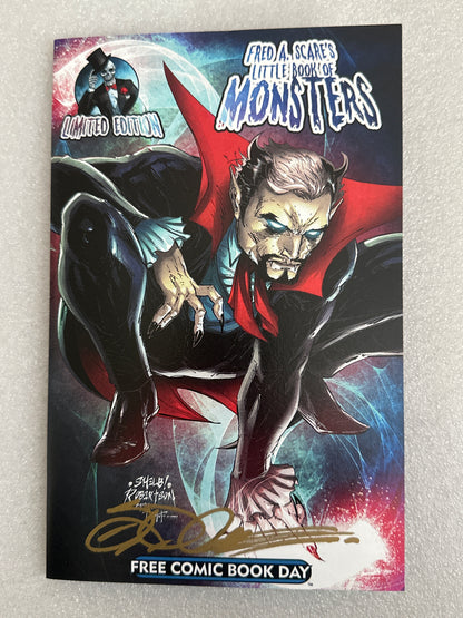 Fred A Scare's Little Book of Monsters Limited Edition FCBD Signed