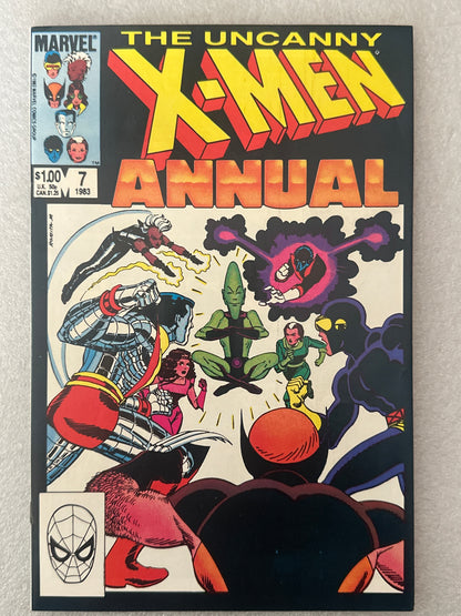 The Uncanny X-Men Annual #7 Direct Edition Marvel 1983