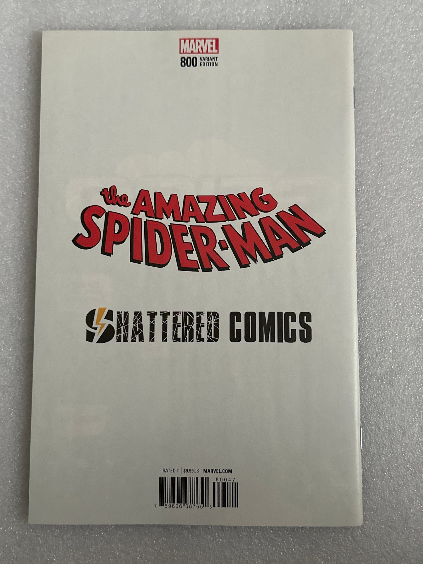 Amazing Spider-Man #800 Shattered Variant Marvel 2018