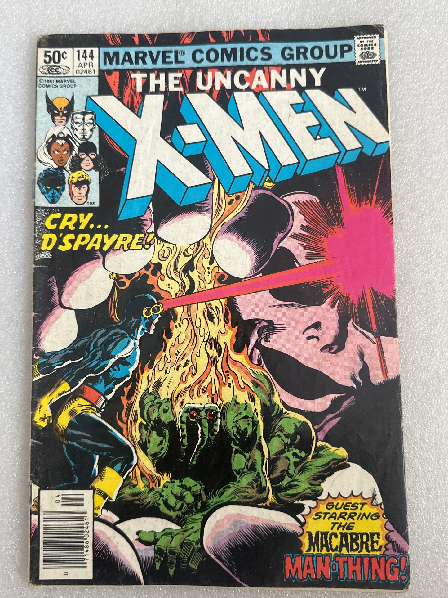 The Uncanny X-Men #144 Newsstand Marvel 1981