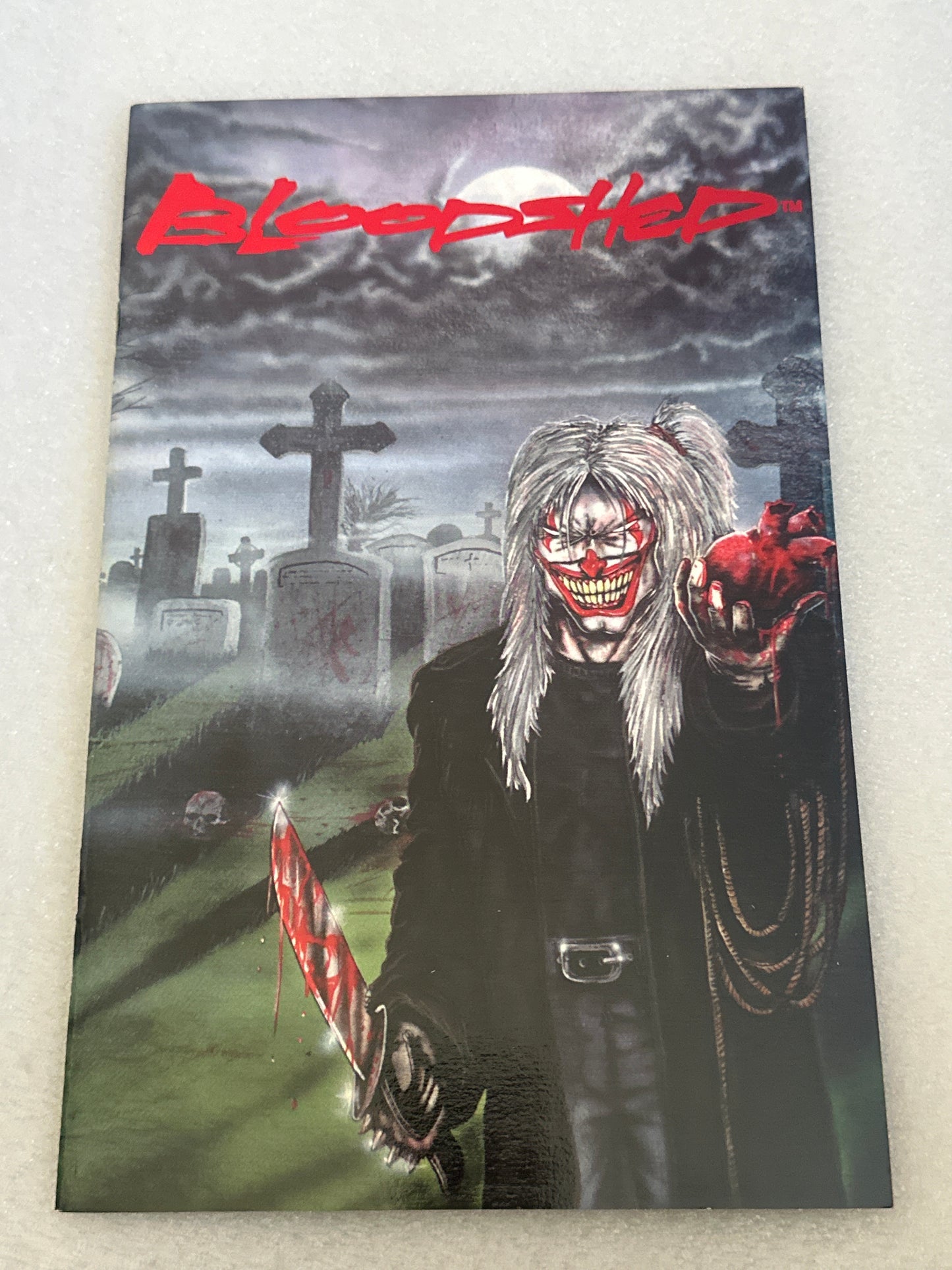 Bloodshed #1 Limited Edition Signed w/COA Damage Comics 1994