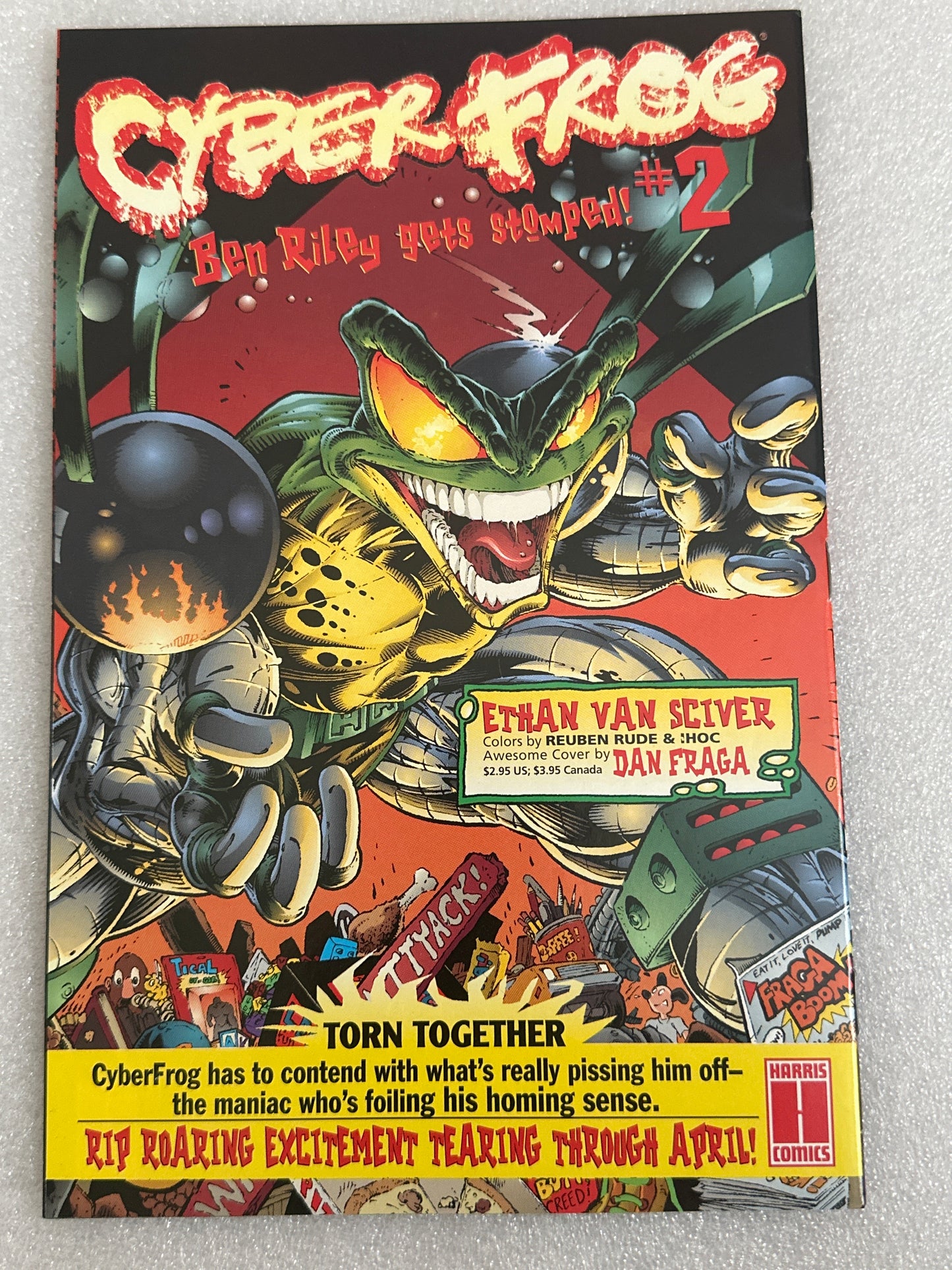CyberFrog #1 Harris Comics 1996