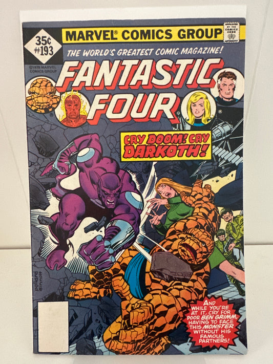 Fantastic Four #193 Marvel 1978