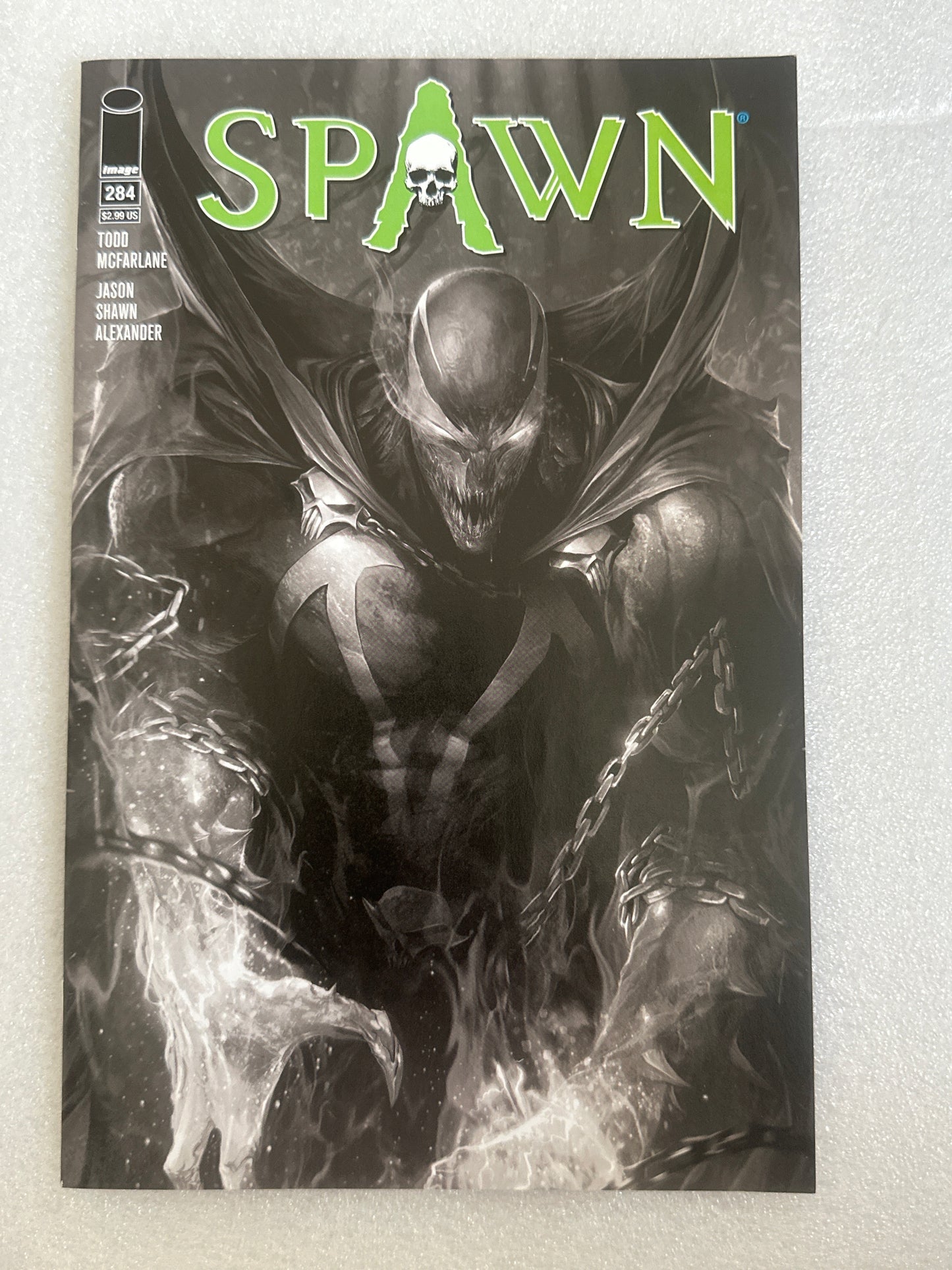 Spawn #284 Black & White Variant Image Comics 2018