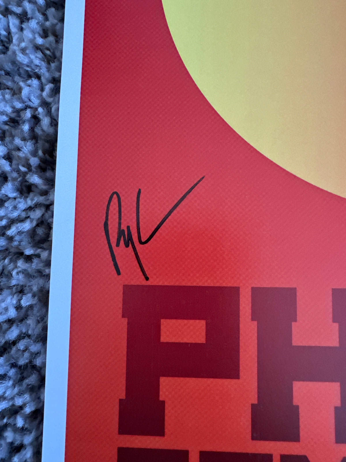 Ironman Official Phoenix Comicon Print signed 2013
