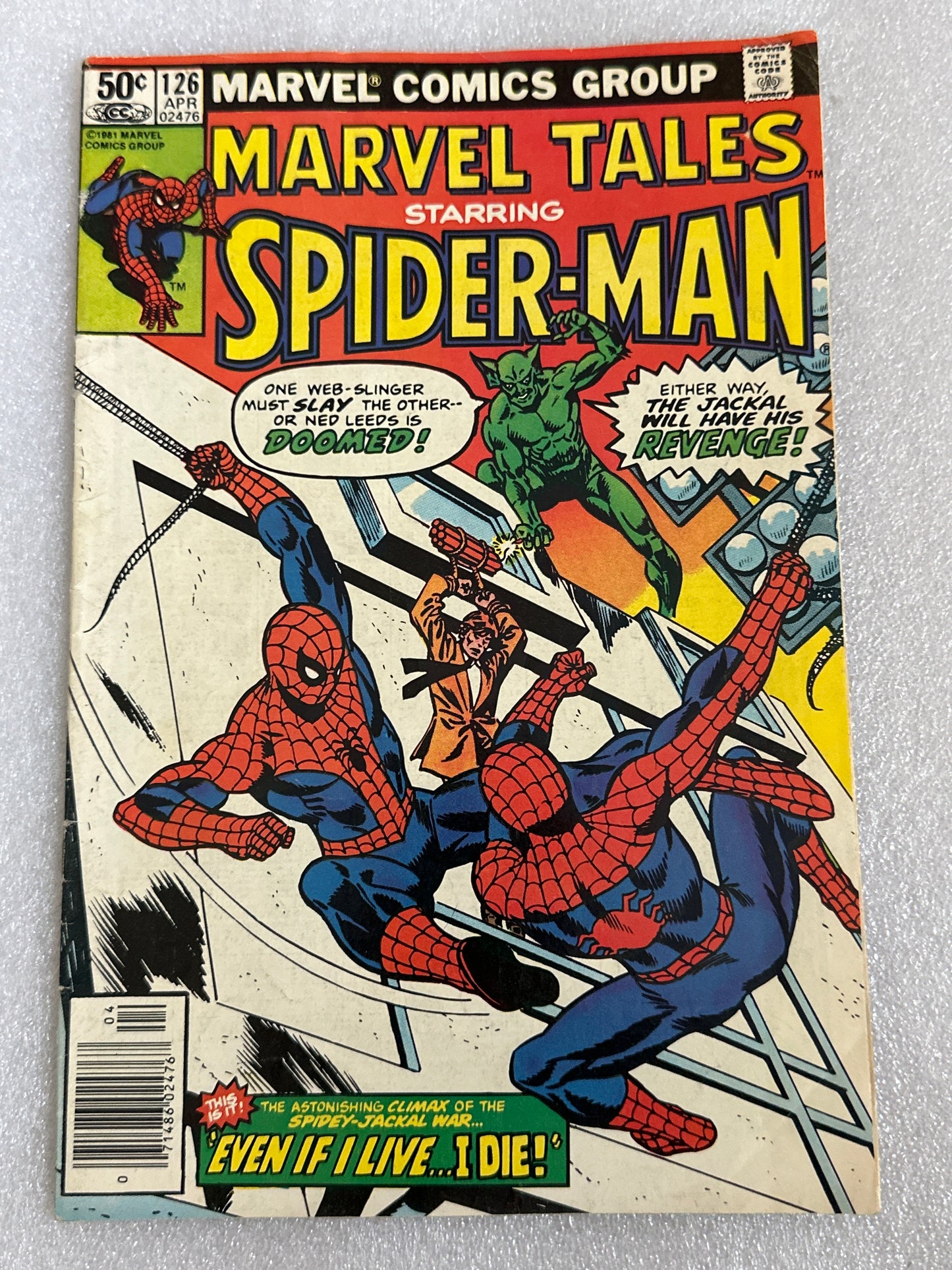 Marvel Tales Starring Spider-Man #126 Marvel 1981