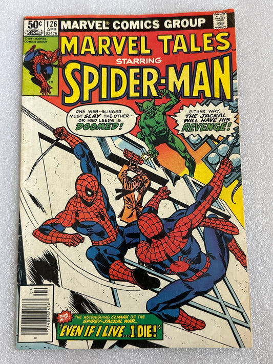 Marvel Tales Starring Spider-Man #126 Marvel 1981
