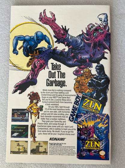 Zen Intergalactic Ninja Earth Day Annual Signed by Dan Cote Sam Keith Cover Zen Comics 1993