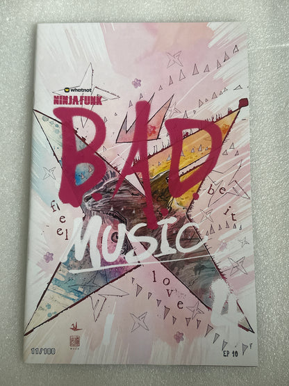Ninja-Funk B.A.D. Music #4 EP 10 Variant Mack Cover 11/100 Whatnot Publishing 2025