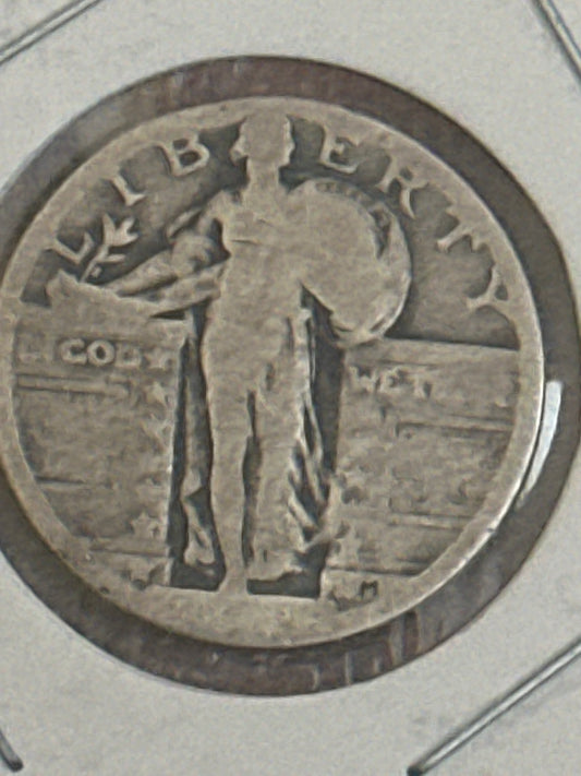 1921 standing liberty silver quarter