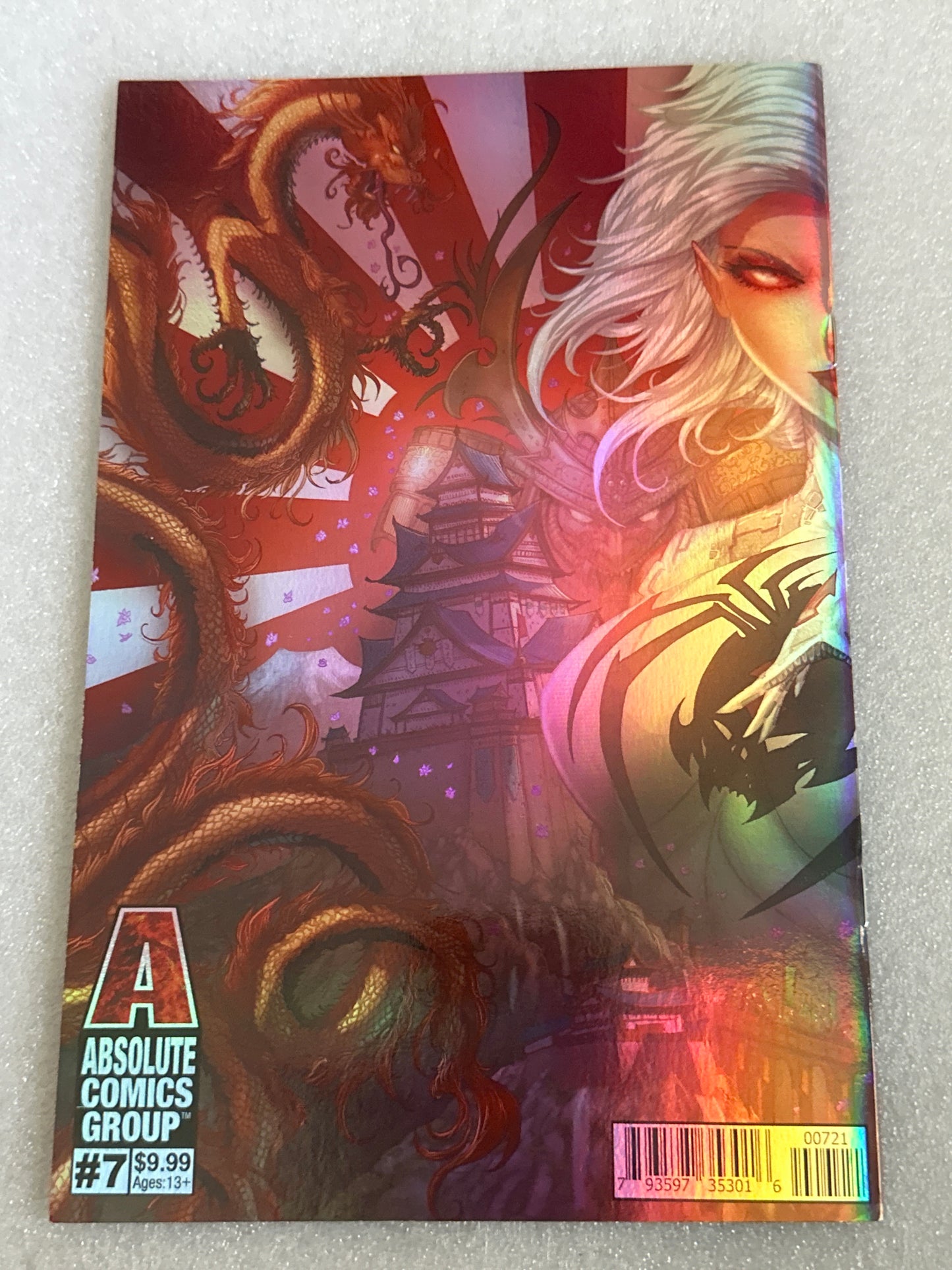 White Widow #7 Foil Variant Absolute Comics
