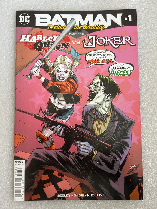 Batman Prelude to the Wedding Harley Quinn vs The Joker #1 DC 2018