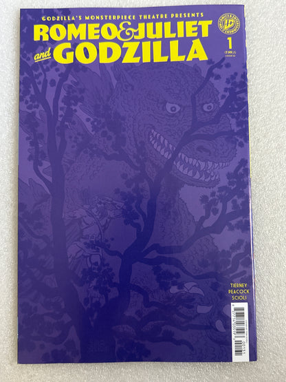 Romeo & Juliet and Godzilla #1 1:10 Campbell Variant IDW 2026