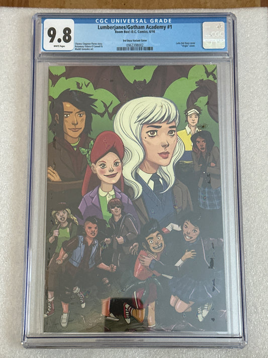 Lumberjanes / Gotham Academy #1 Virgin Variant CGC 9.8 Boom Box! / DC 2016
