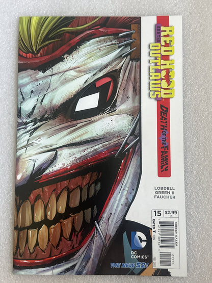 Red Hood and the Outlaws #15 New 52 Die-Cut Cover Death of the Family DC 2013