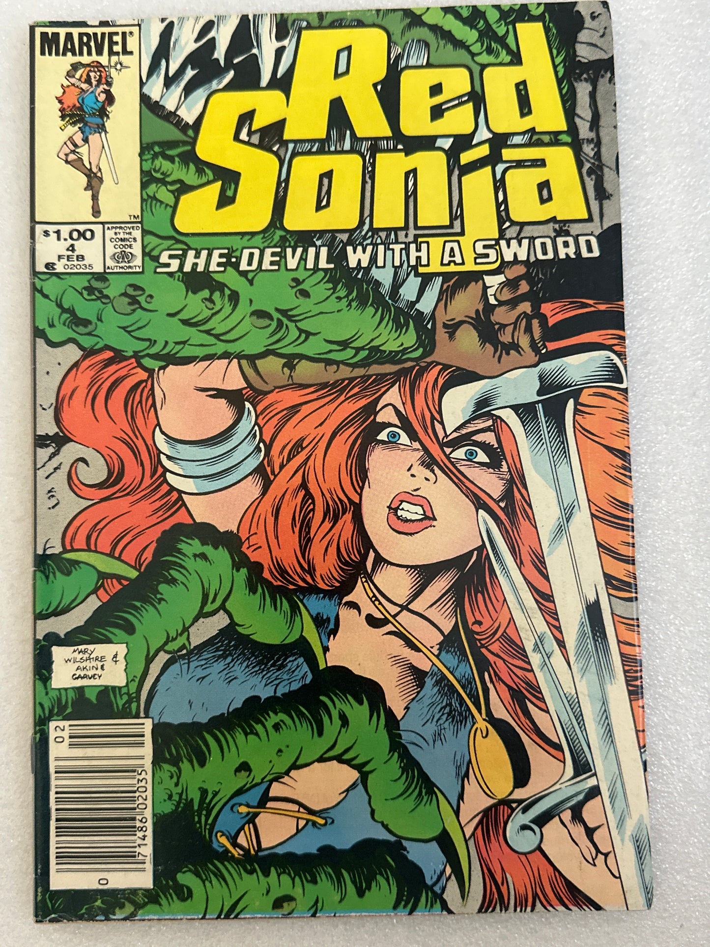 Red Sonja She-Devil with a Sword #4 Marvel 1984