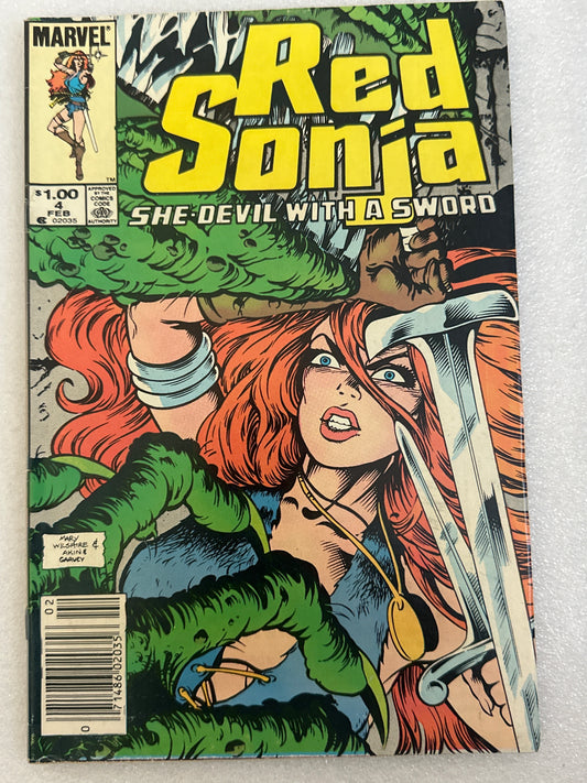 Red Sonja She-Devil with a Sword #4 Marvel 1984