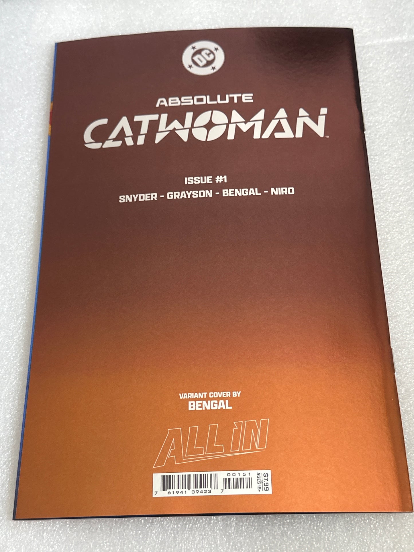 Absolute Catwoman #1 Cover E Foil Variant DC 2026