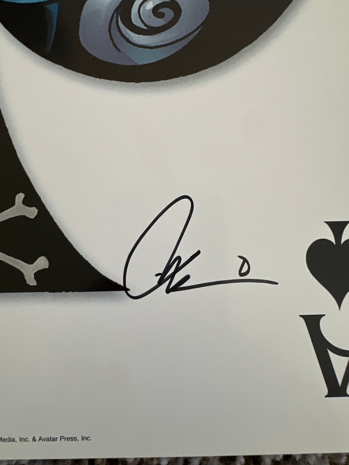 Lady Death Aces Print Signed by Brian Pudilo