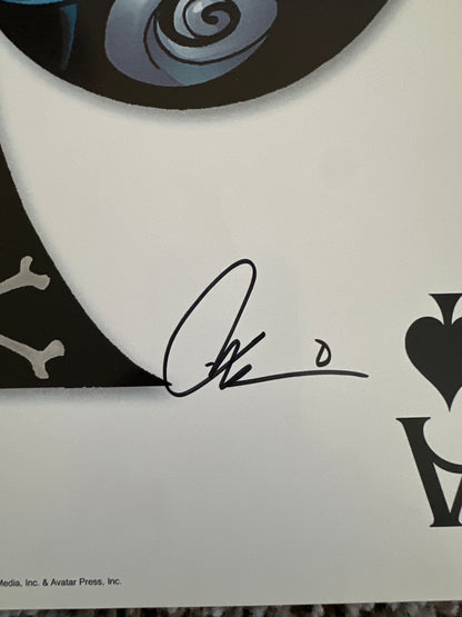 Lady Death Aces Print Signed by Brian Pudilo