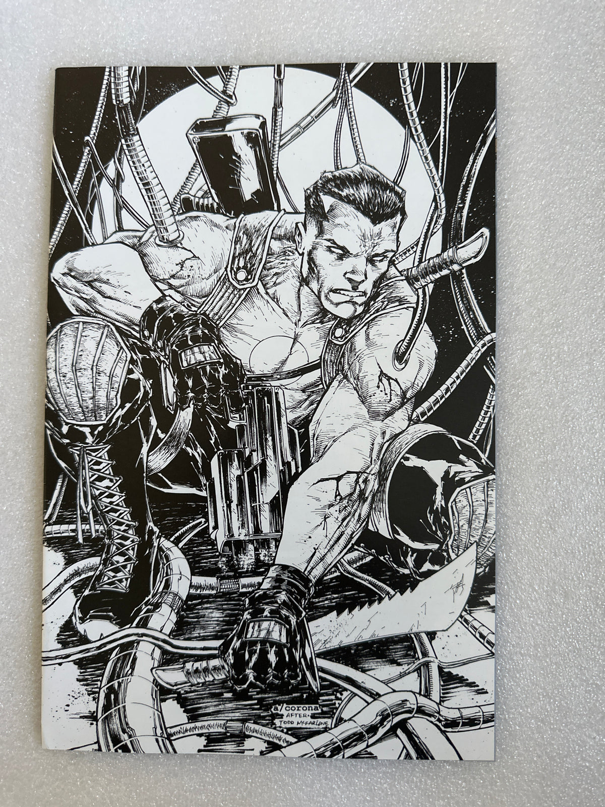 Bloodshot #1 SM1 Homage Sketch Variant Valiant 2019
