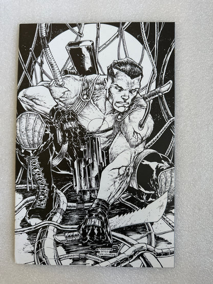 Bloodshot #1 SM1 Homage Sketch Variant Valiant 2019