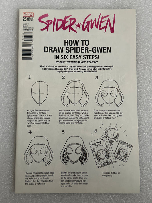 Spider-Gwen #25 Design Variant Marvel 2017