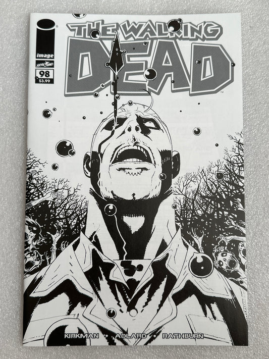 Walking Dead #98 Black & White Image 2018