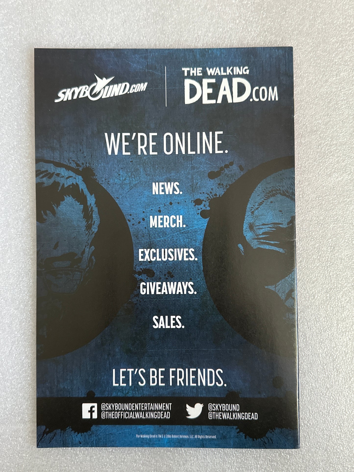 The Walking Dead #1 Diamond SDCC 2017 Variant Image