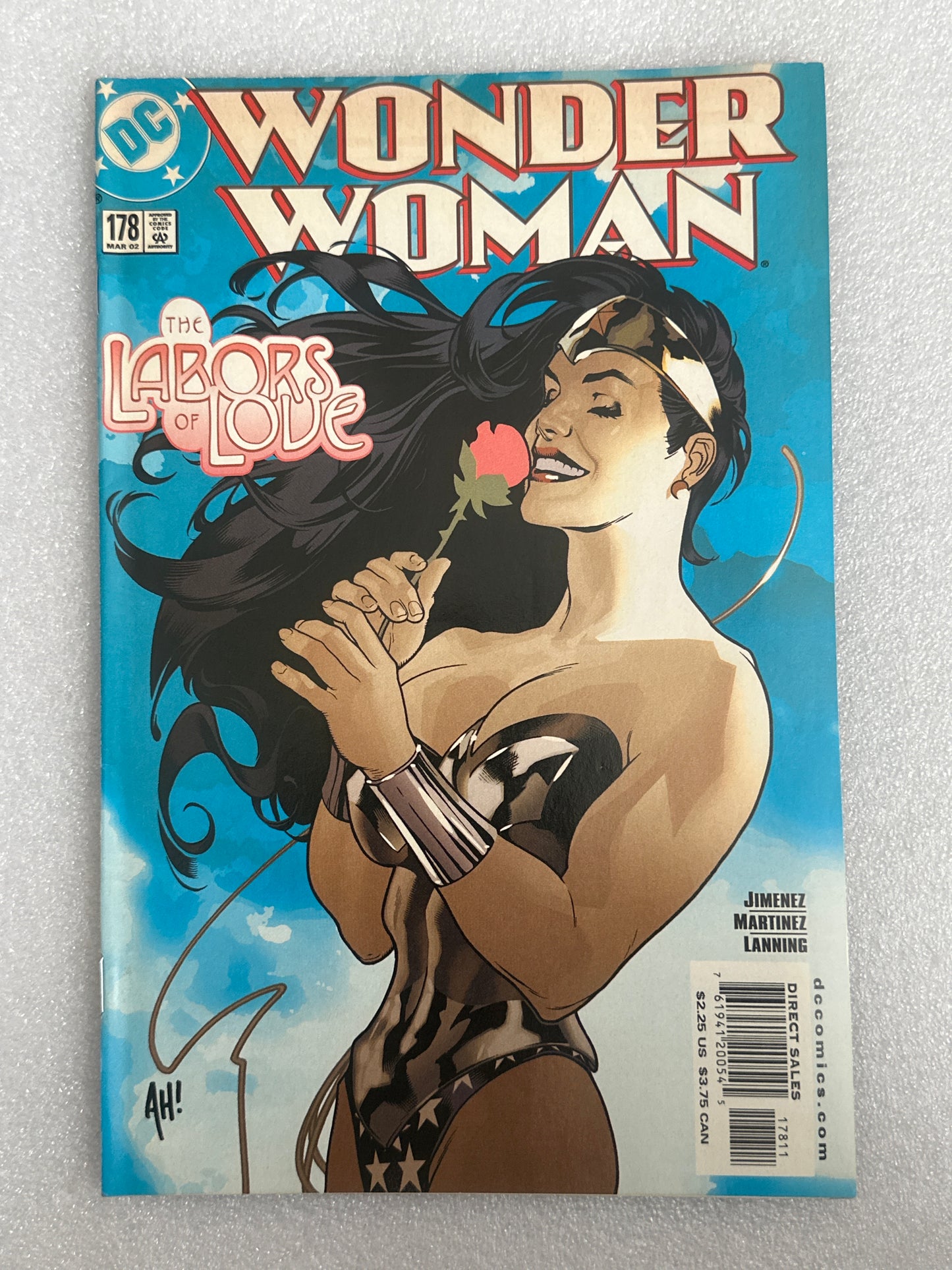 Wonder Woman #178 Adam Hughes DC 2002