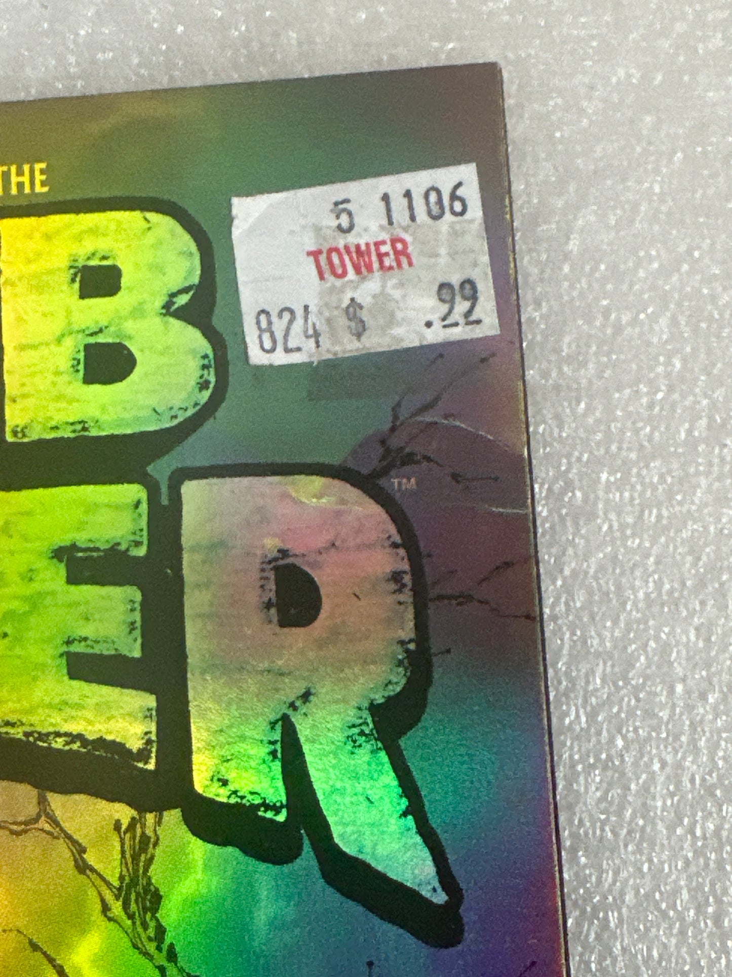 Tomb Raider #2 Tower Records Foil Image 2000 (with Tower Price Sticker)