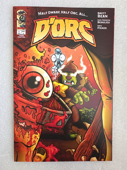 D'Orc #1 3rd Print Lundberg Variant Limited to 500 Image Comics 2026