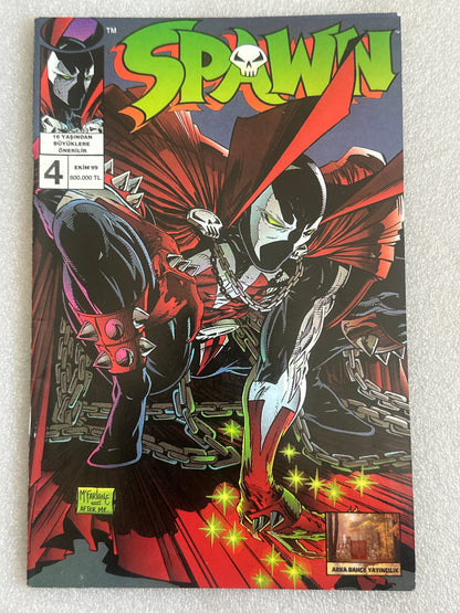 Spawn #4 (8) Turkey Variant Arka Bahce Yayincilik (Image) 1993