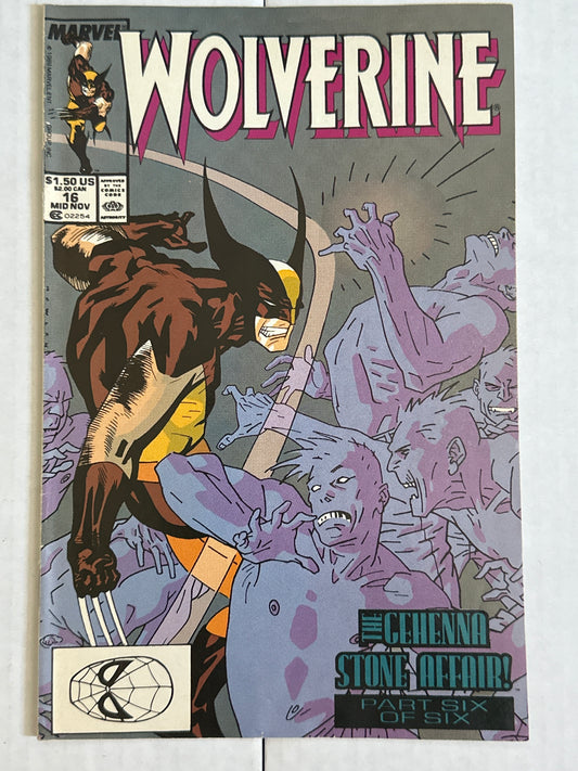 Wolverine #16 First Series Marvel 1989