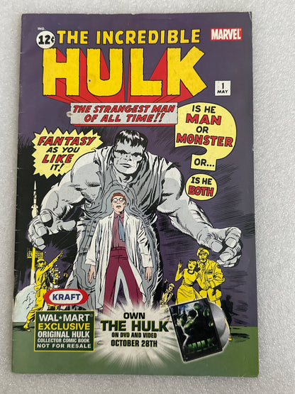 Incredible Hulk #1 Walmart Exclusive Marvel 2003