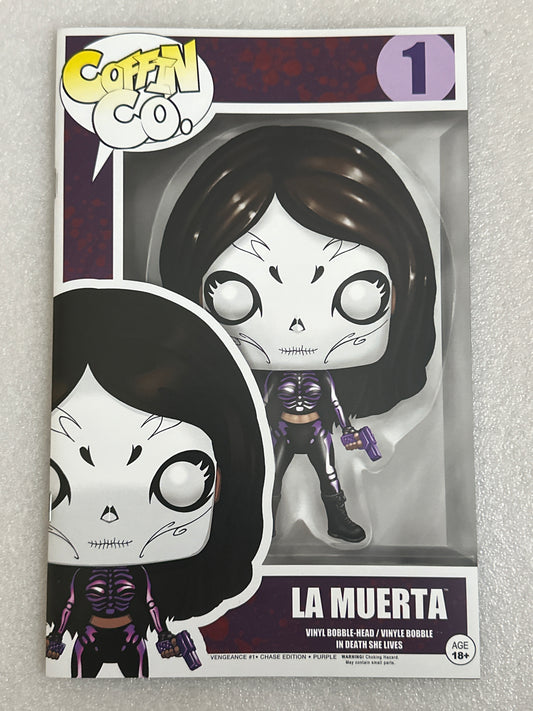 La Muerta Vengeance #1 Chase Edition Purple Coffin Comics 2020