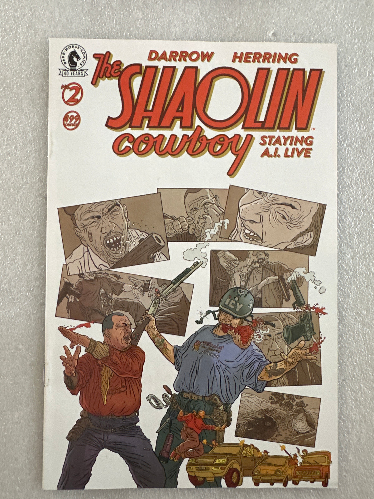 Shaolin Cowboy Staying A.I. Live #2 Dark Horse 2026