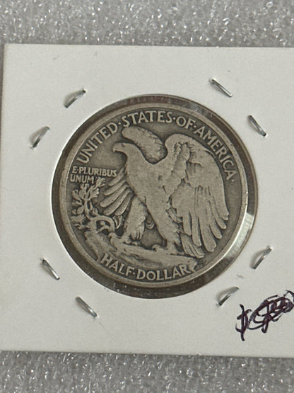 1943 Walking Liberty Silver Half Dollar