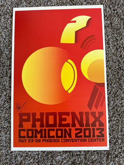Ironman Official Phoenix Comicon Print signed 2013