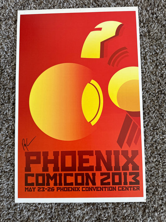 Ironman Official Phoenix Comicon Print signed 2013