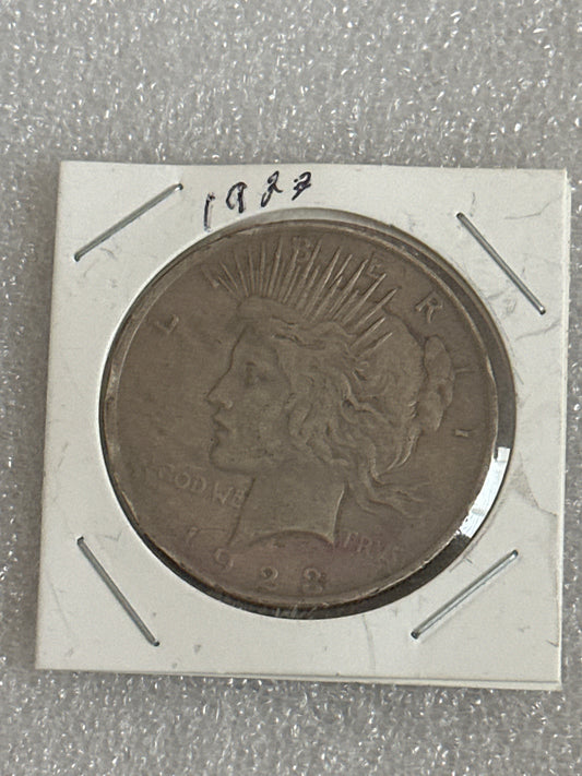 1923 Morgan Silver Dollar