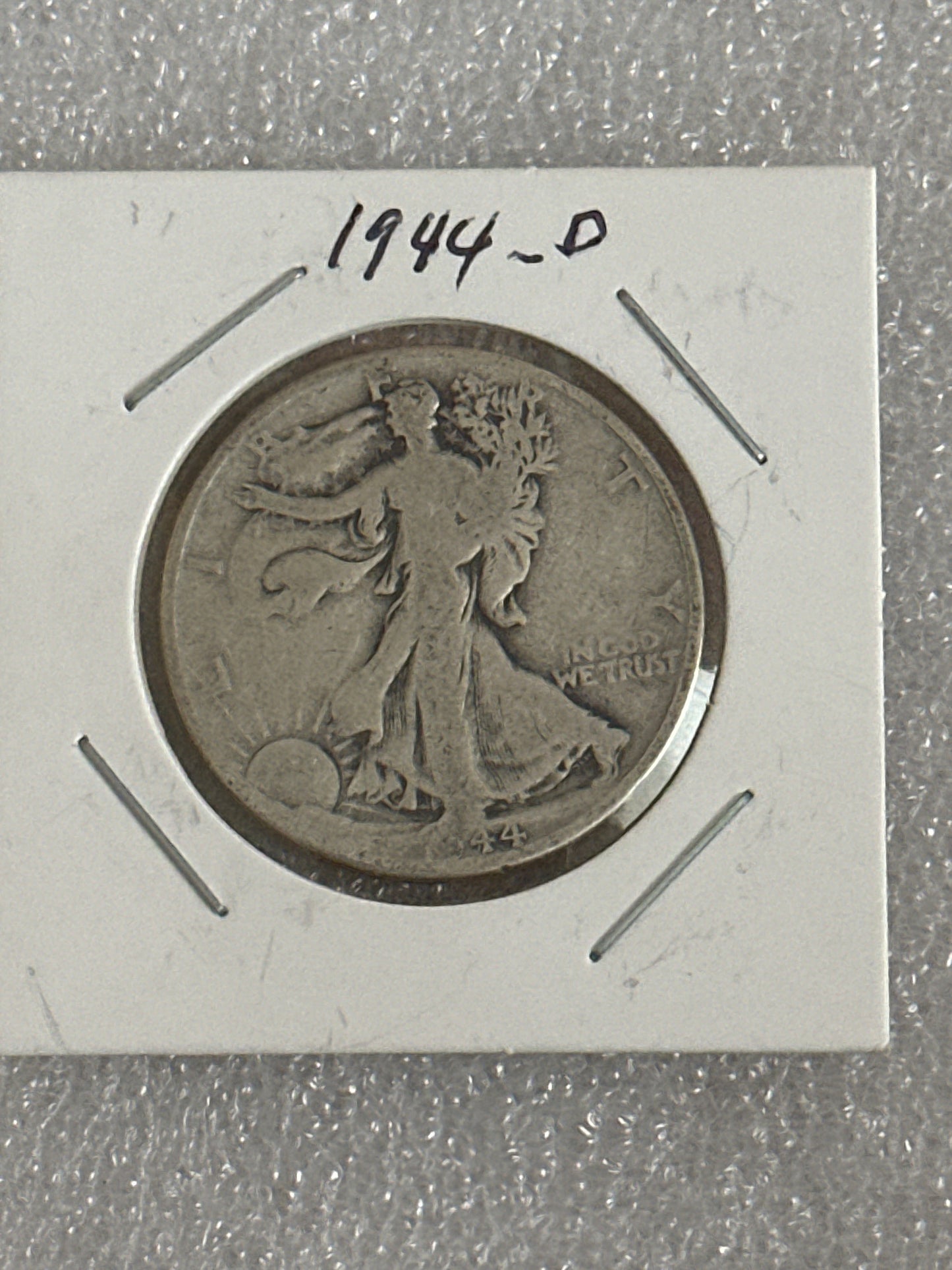1944 D Walking Liberty Silver Half Dollar