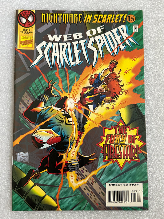 Web of Scarlet Spider #3 Marvel 1995