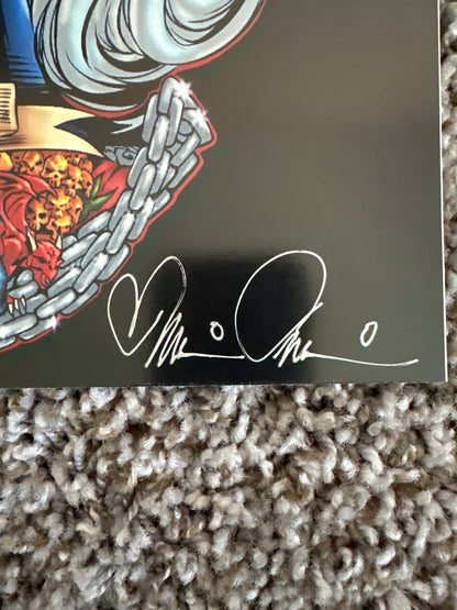 Lady Death Print by Peter Vale Signed by Brian Pudilo 2000